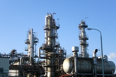 原油の常圧蒸留装置